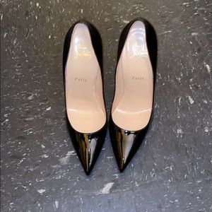 Christian Louboutin Black Patent Leather So Kates